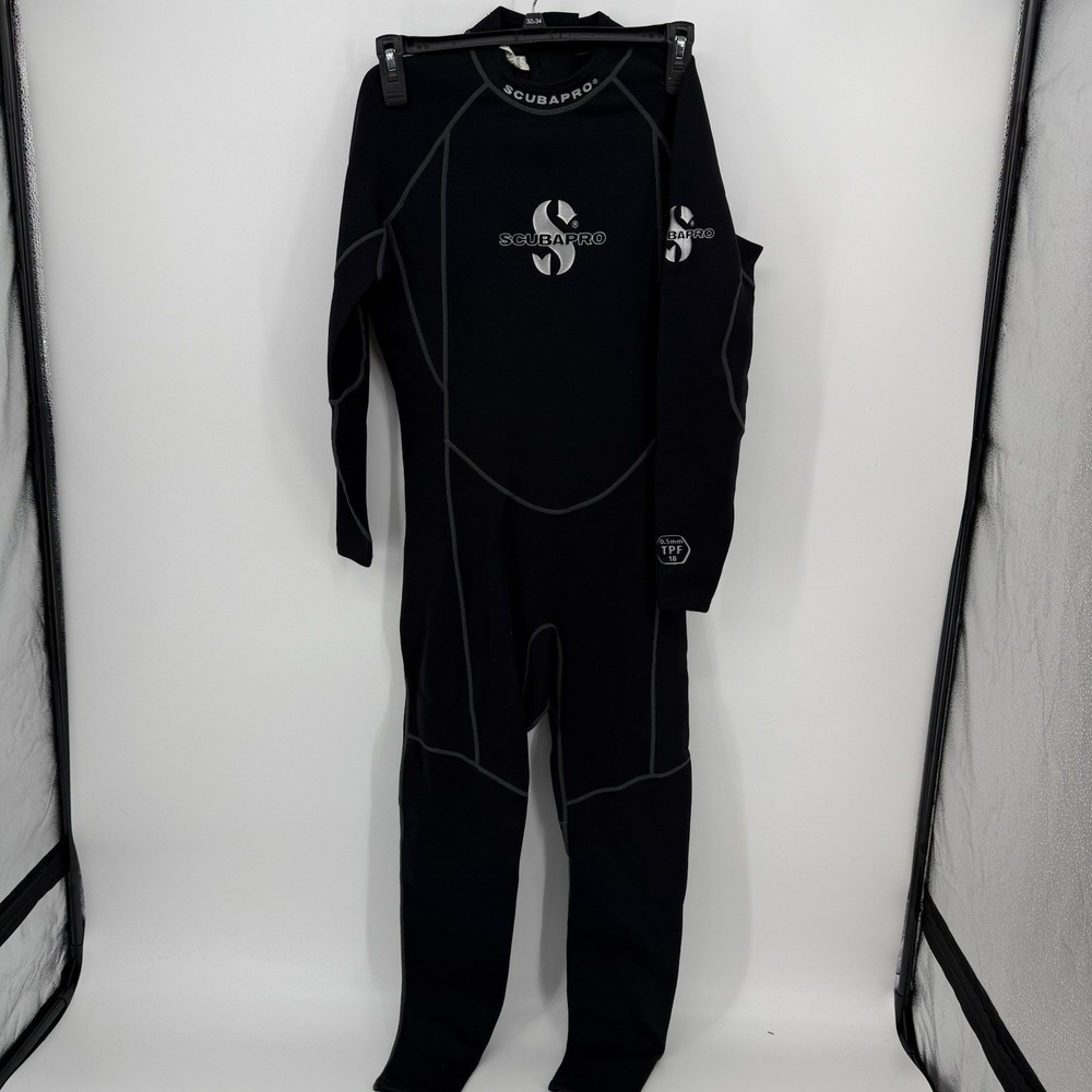 Scubapro Woman's Wetsuit Black Large Diver Ocean Long Sleeve Water Sports - Picture 4 of 6